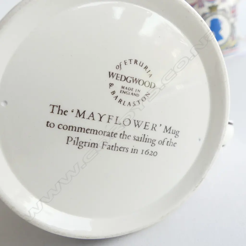 5 ASST. WEDGWOOD COMMEMORATIVE MUGS Image 1++