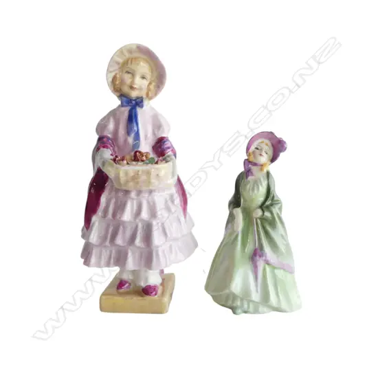 ROYAL DOULTON FIGURINES, 'GRETA' & 'THE PAISLEY SHAWL'