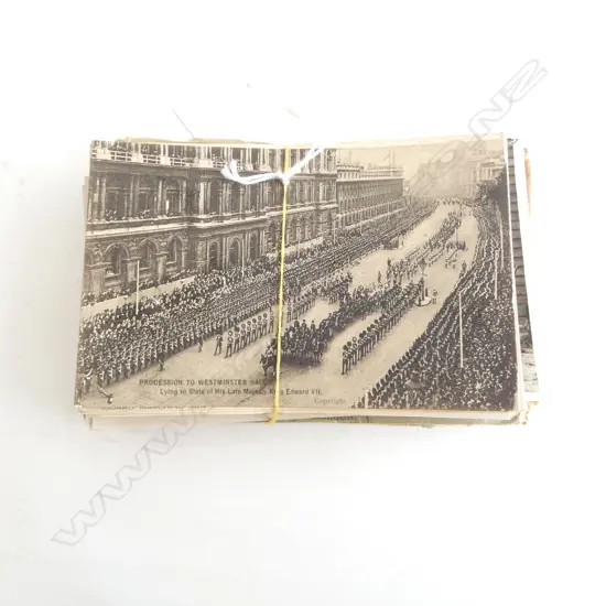 ASST. EARLY 20thC POSTCARDS, WW II, MOVIE STARS, CATS, PACKAGED SERIES ETC