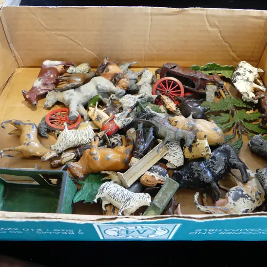 ASST. VINTAGE BRITAINS LEAD TOY FIGURES etc