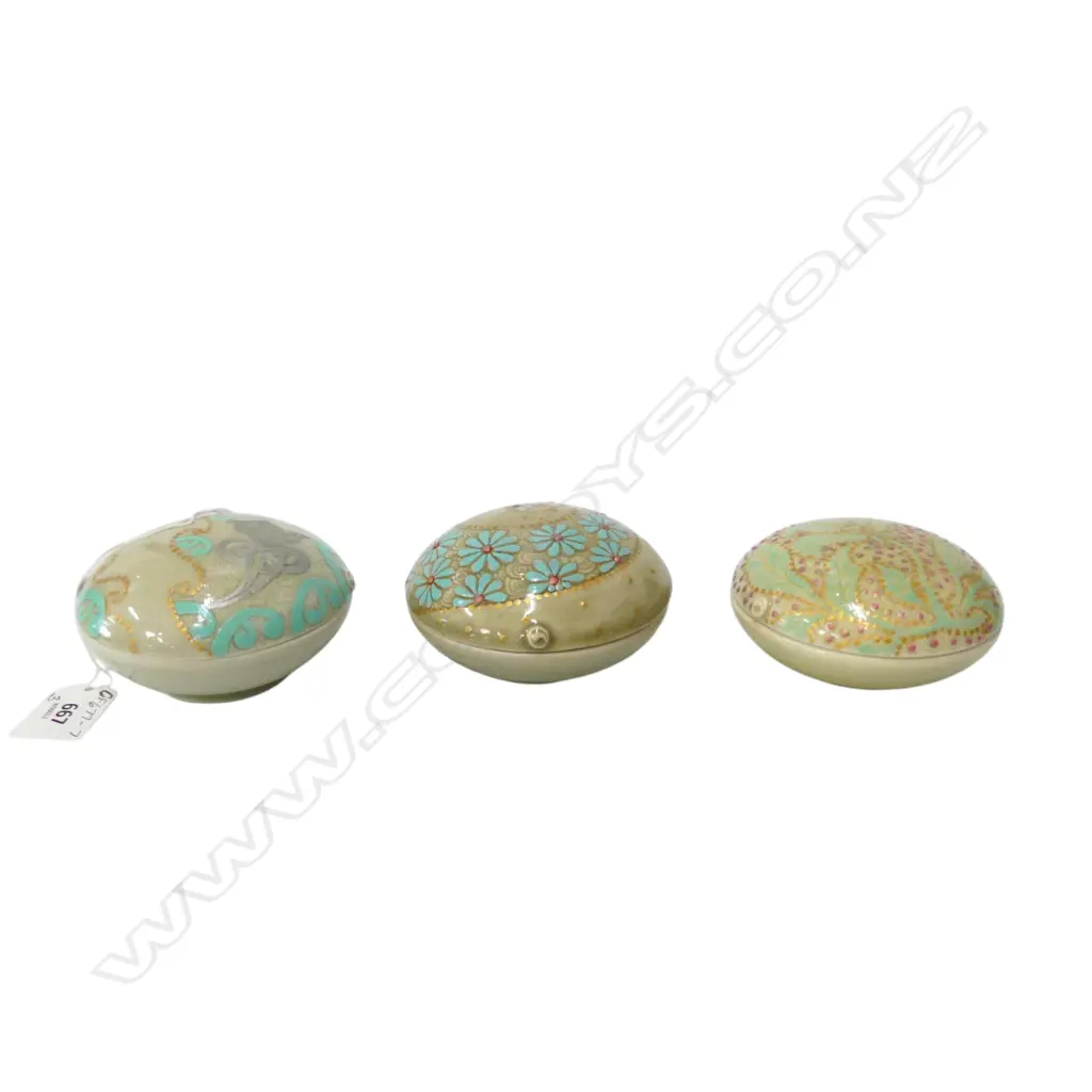 THREE KEUM SUN LEE TRINKET BOXES Image 1++