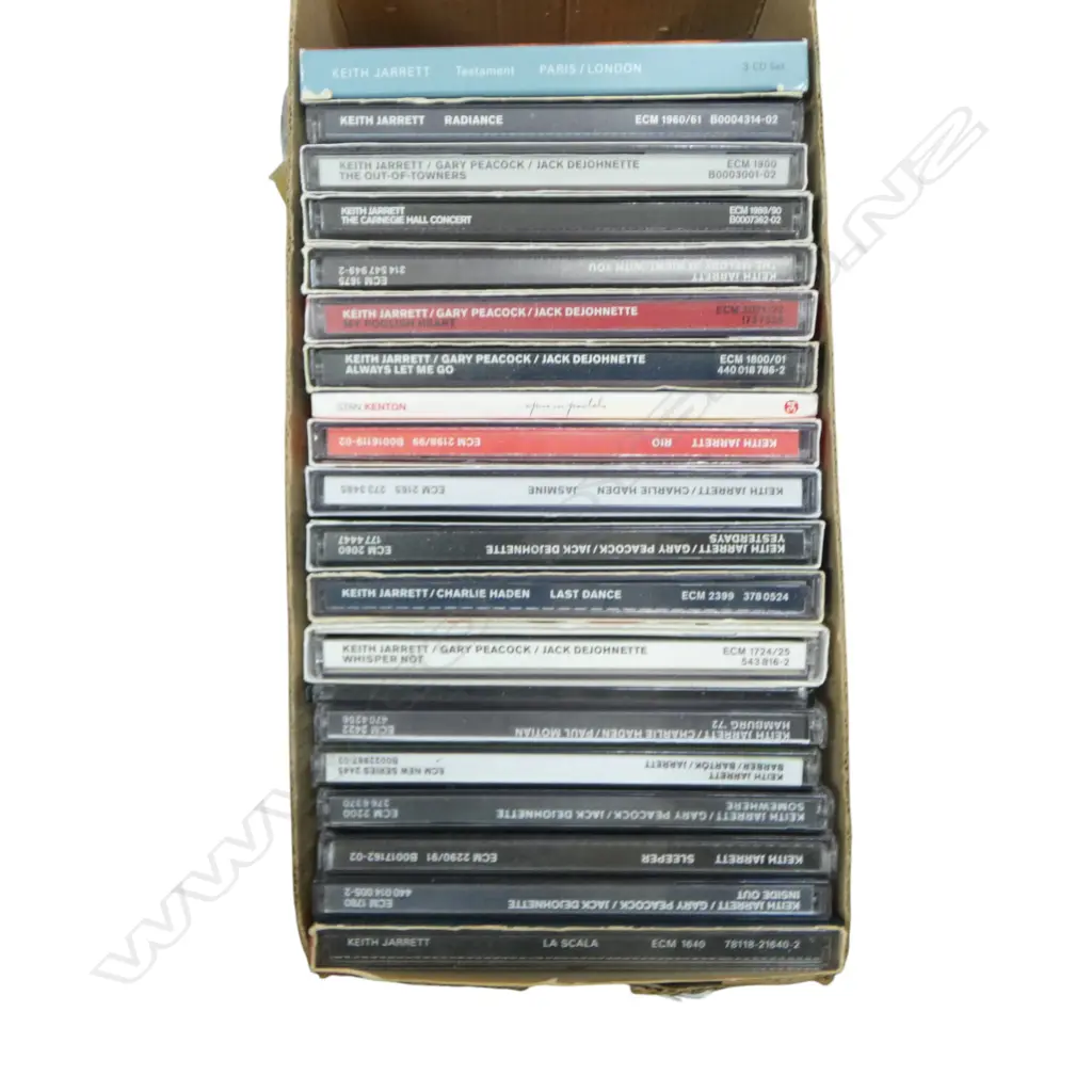 APPROX 20 KEITH JARRETT JAZZ CDS  Provenance: Ex Collection Wellington Choy Image 1++