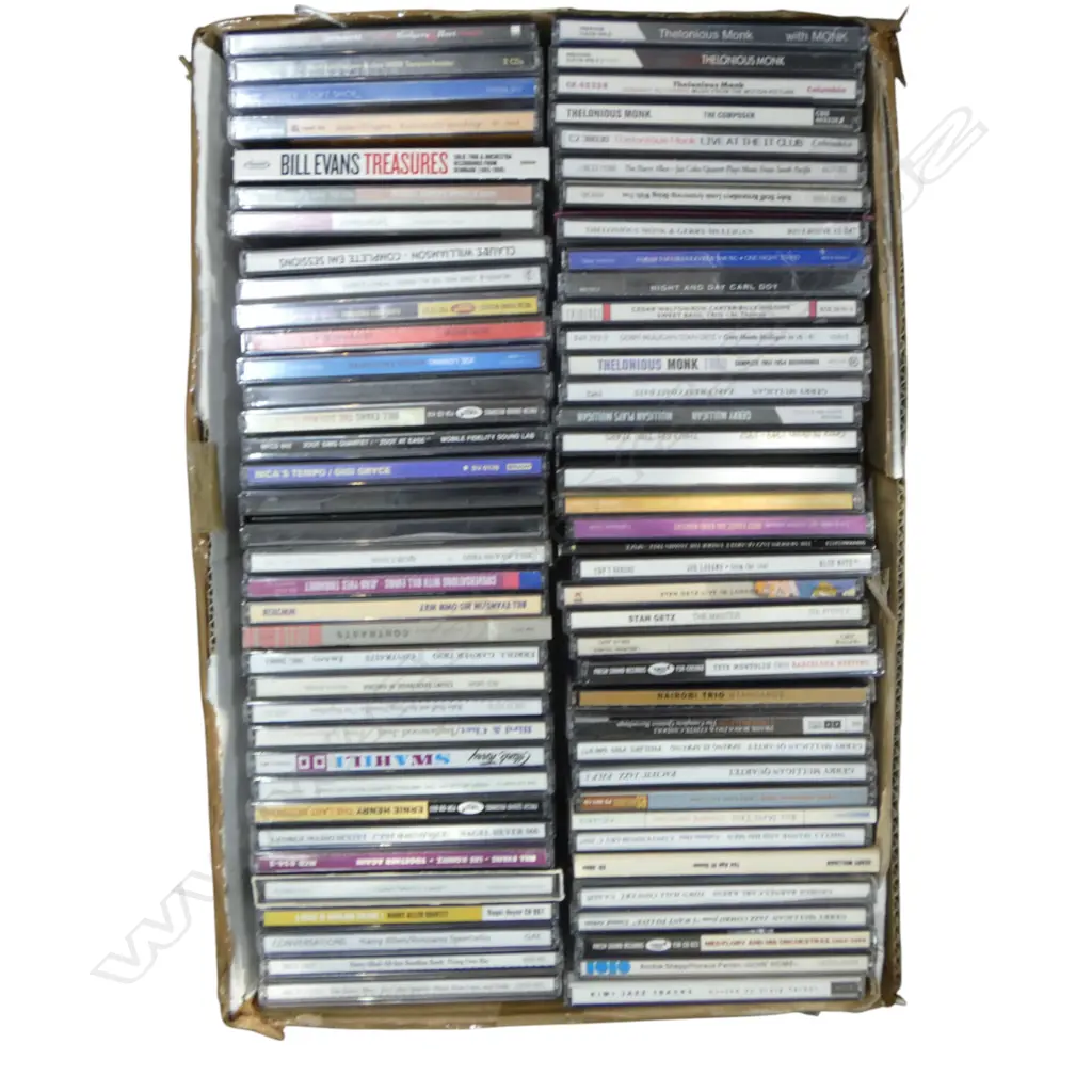 LOT ASST JAZZ CDS BILL EVANS ETC Provenance: Ex Collection Wellington Choy Image 1++