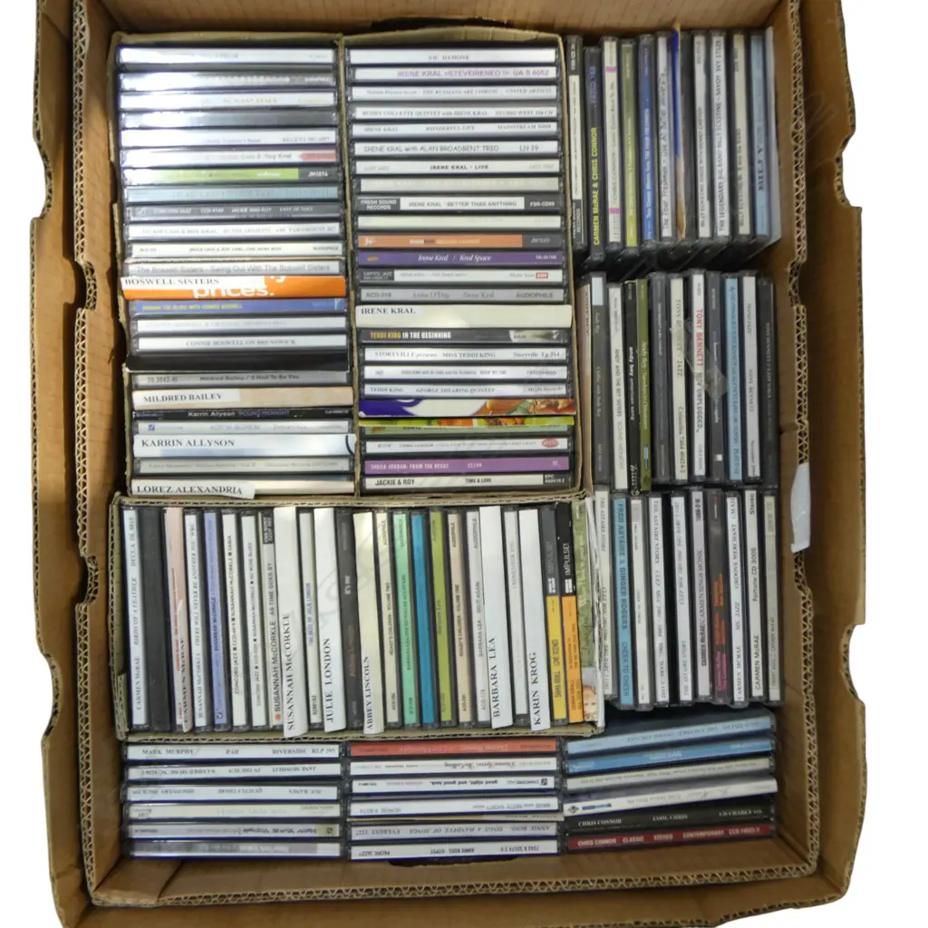 LOT ASST JAZZ CDS MANY FEMALE VOCALISTS Provenance: Ex Collection Wellington Choy Image 1++