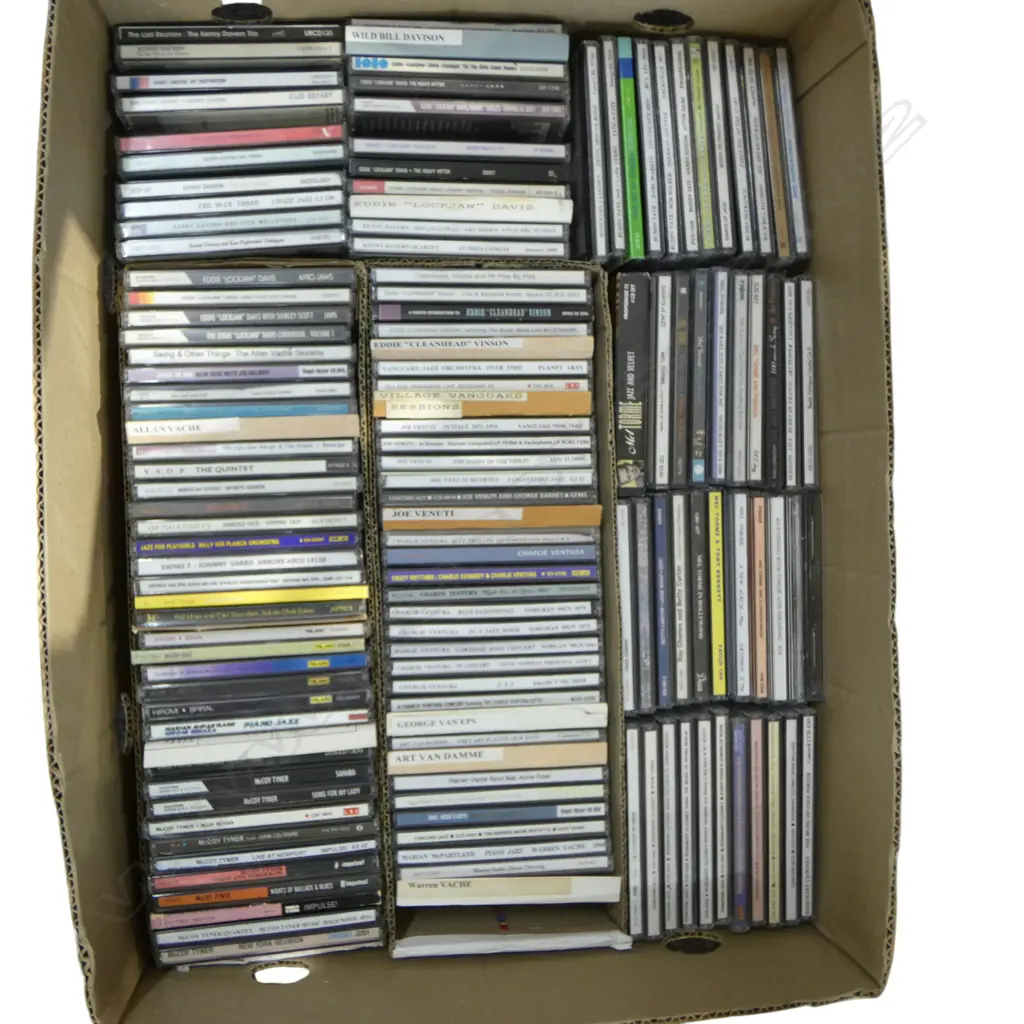 LOT ASST JAZZ CDS VARIOUS ARTISTS Provenance: Ex Collection Wellington Choy Image 1++