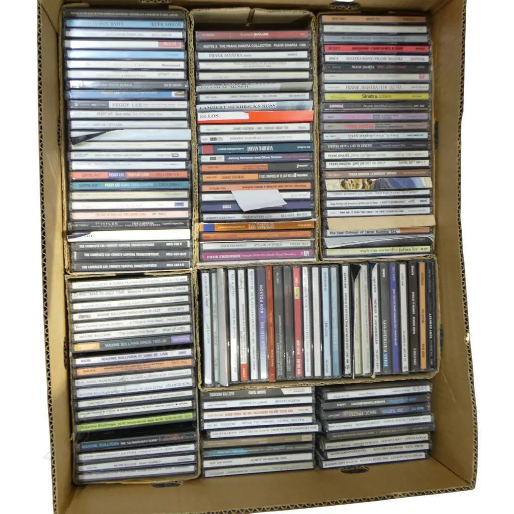 LOT ASST JAZZ CDS FRANK SINATRA ETC Provenance: Ex Collection Wellington Choy Image 1++
