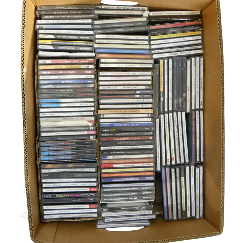 LOT ASST JAZZ CDS L ARMSTRONG ETC Provenance: Ex Collection Wellington Choy Image 1++