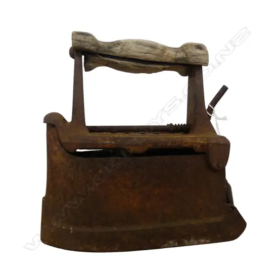 ANTIQUE CAST IRON “BABY BURNOT” COAL IRON H.190mm