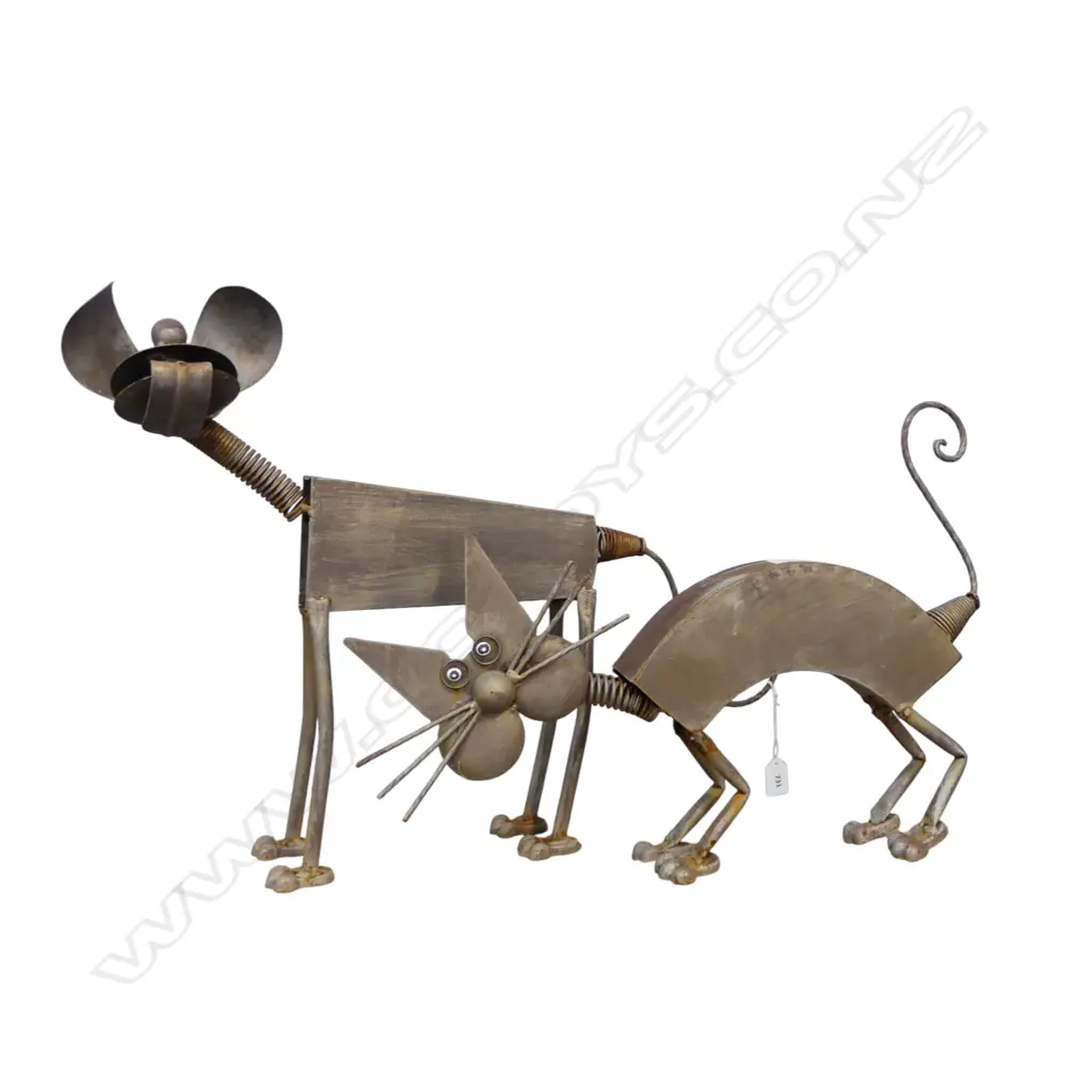METAL CAT & DOG H.480mm Image 1++