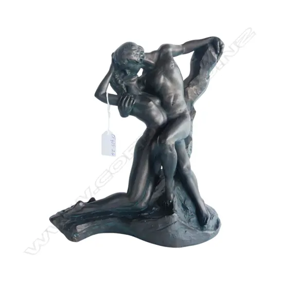 CERMAIC FIGURE OF 'THE LOVERS'  240X140X270mm