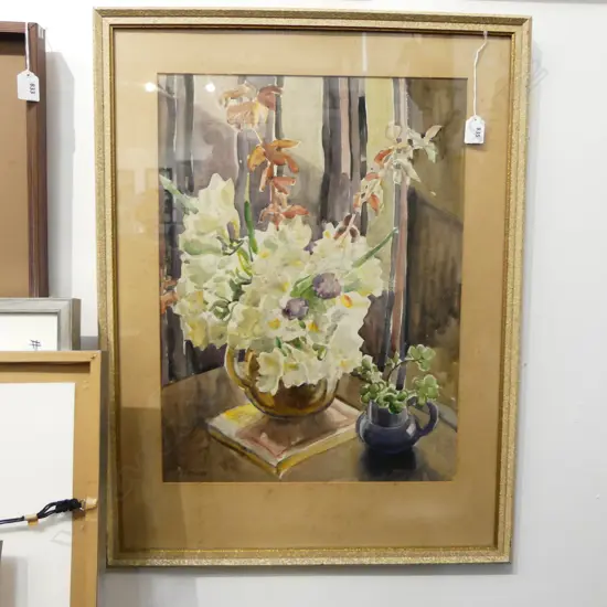 IVY COPELAND STILL LIFE WATERCOLOR 550 x 400mm