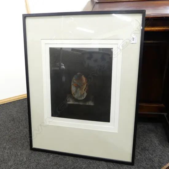TOMOE YOKOI (Japanese b.1942) 'EGG' mezzotint 76/100. 385 x 325mm. Ex. John Perry estate