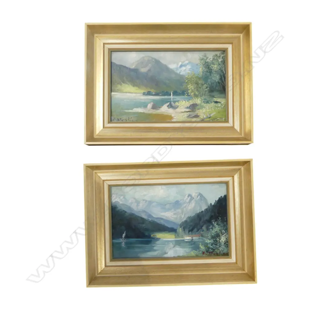 2 N.Z. OIL ON BOARDS 145x235mm Image 1++