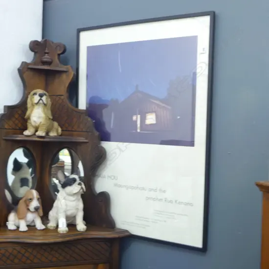 POSTER PRINT: 'CONTEMPORARY ART ABOUT THE PROPHET RUA... 1991' 830 X 590mm