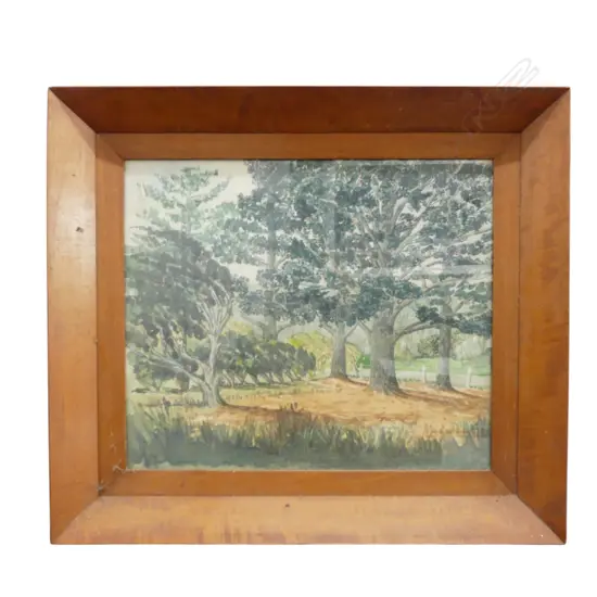 ARTIST UNKNOWN, TREES, WC 410x485mm