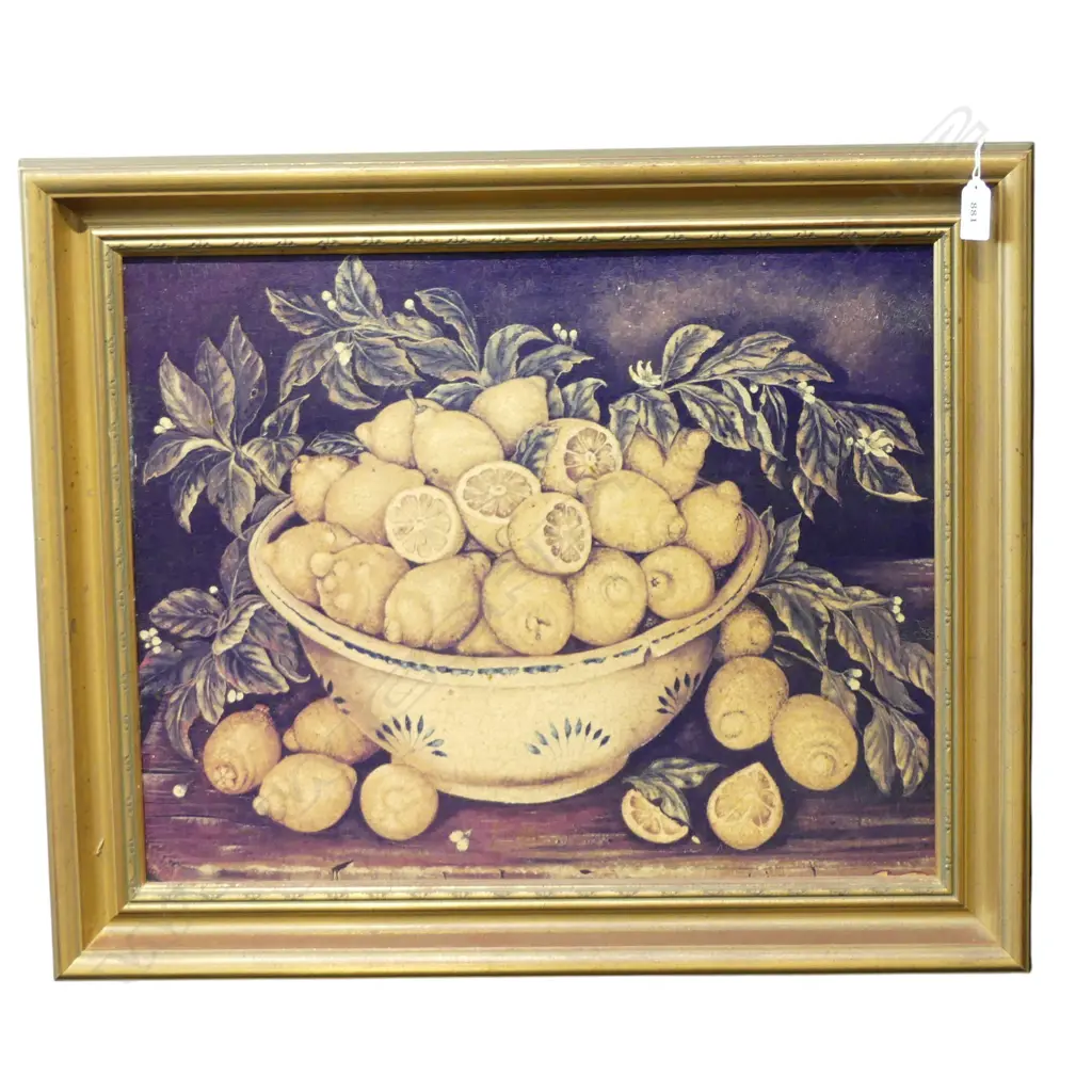 BOWL OF LEMONS PRINT 390x490mm Image 1++