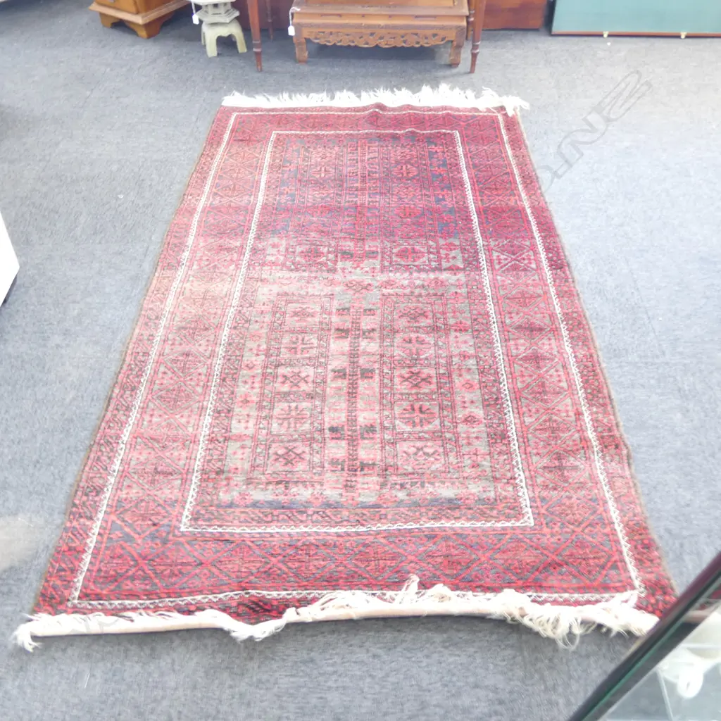 HAND KNOTTED ALL WOOL RUG 2100x1250mm Image 1++