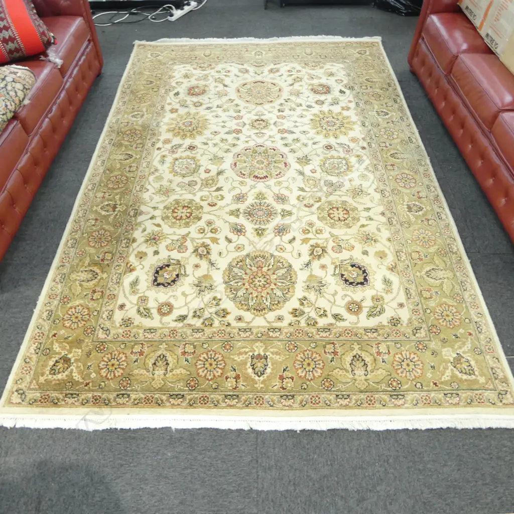 HAND KNOTTED WOOL PILE RUG 2780x1810mm Image 1++