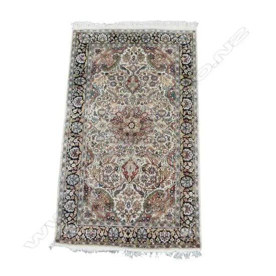 HAND KNOTTED SILK RUG 1510x920mm