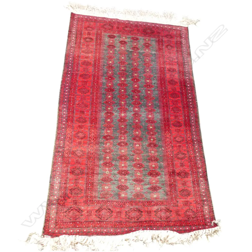 HAND KNOTTED ALL WOOL RUG 2000x1160mm Image 1++