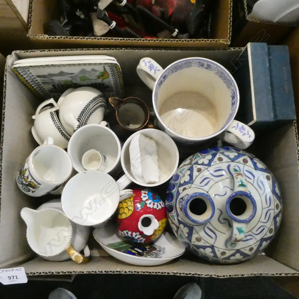 ASST. CHINA & POTTERY; WEDGWOOD, B&B 'RAILWAY', etc Image 1++