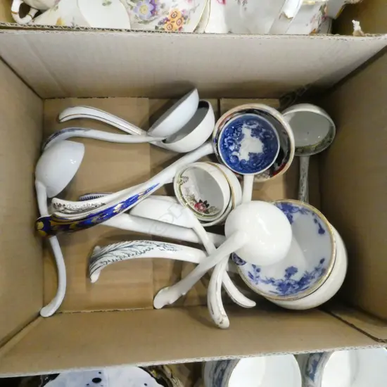 ASST. OLD CHINA LADLES