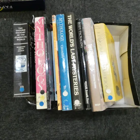 ASST. BOOKS; MYTHOLOGY, BODY ART ETC