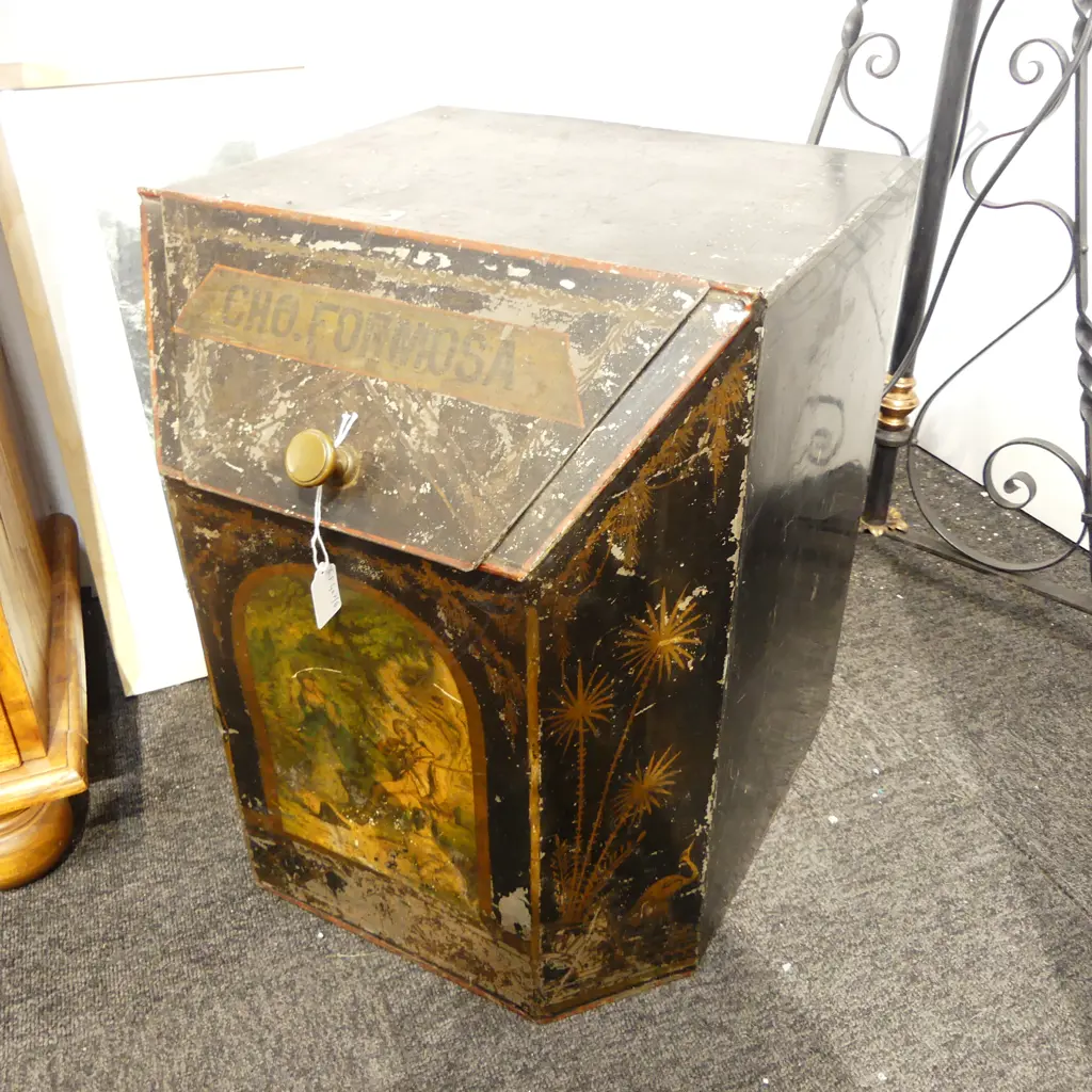 ANTIQUE TIN 'CHO. FORMOSA' 405x425x500mm Image 1++