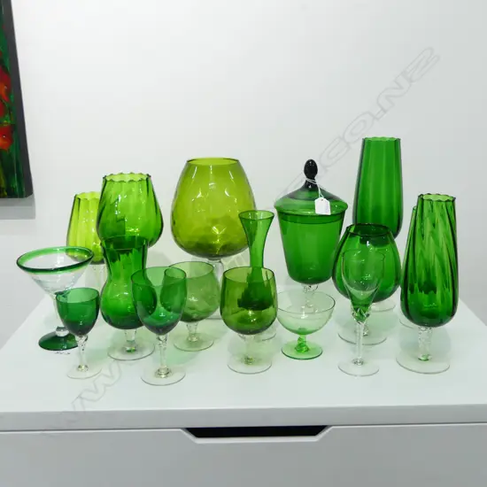GREEN ART GLASS H.305mm
