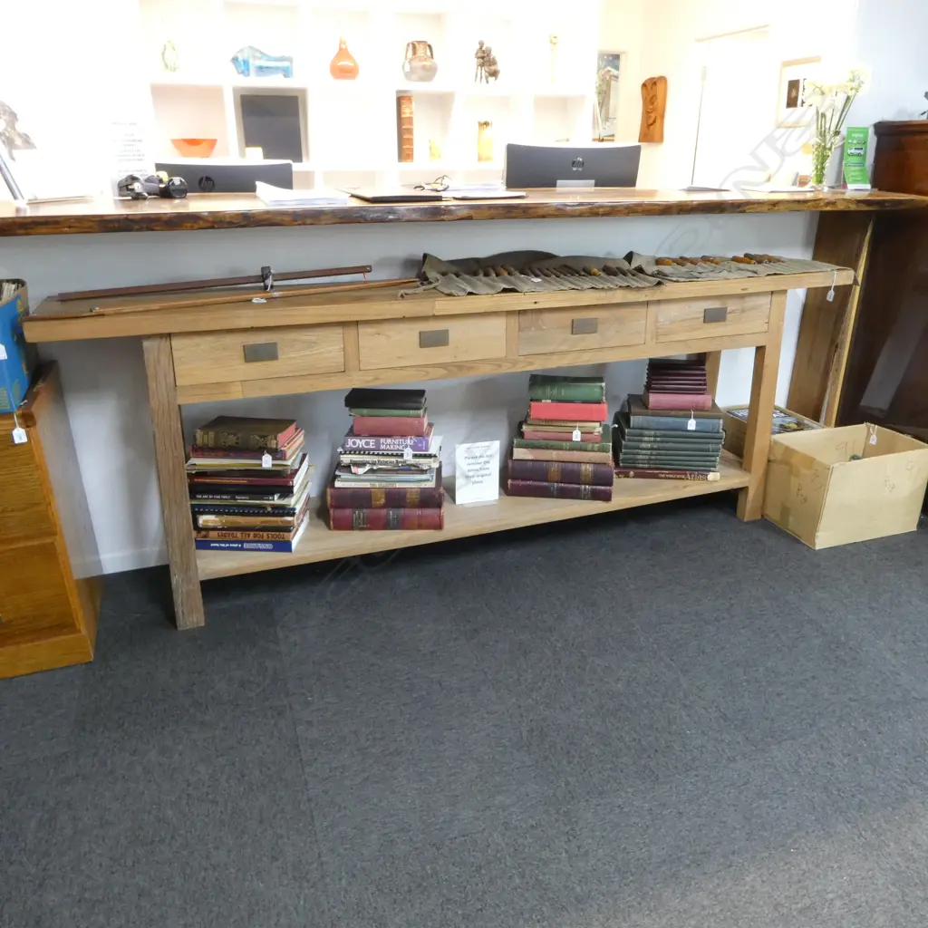 LARGE CONSOLE TABLE 2500x400x910mm Image 1++