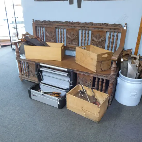 WOODEN BENCH W.1800mm