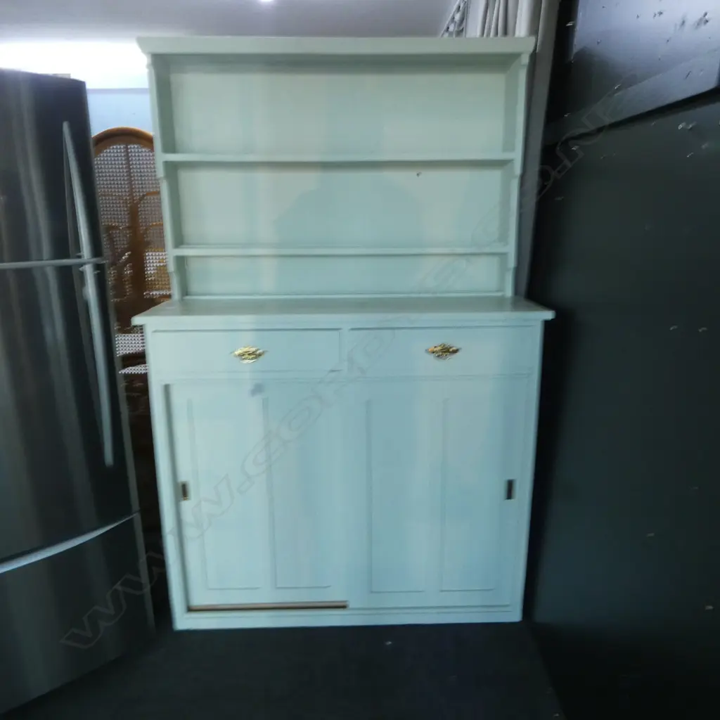 VINTAGE PAINTED WELSH DRESSER 1230 x 460 x 1910mm Image 1++
