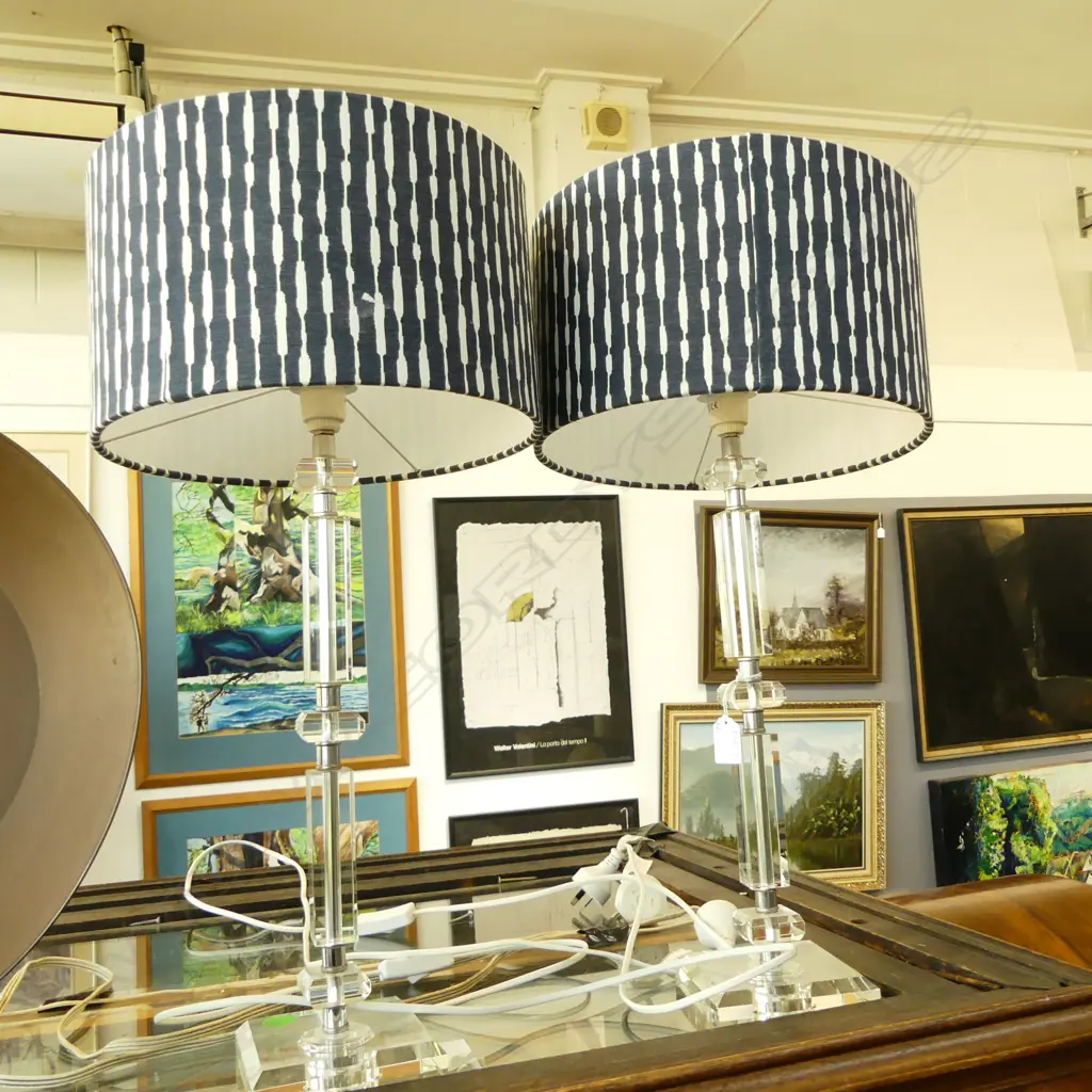 PR MODERN CRYSTAL TABLE LAMPS H.600mm Image 1++