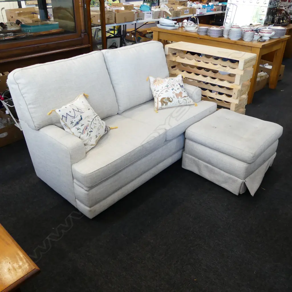 SOFA 1500x750x850mm + OTTOMAN (MARKS) Image 1++