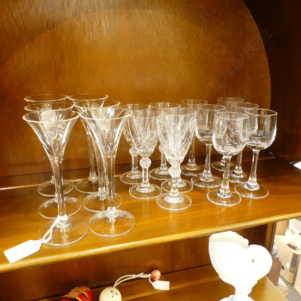 2 SETS OF SIX SMALL GLASSES + 5 OTHERS Image 1++
