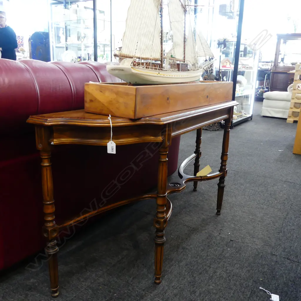 WOODEN SIDE TABLE 1210x320x610mm Image 1++