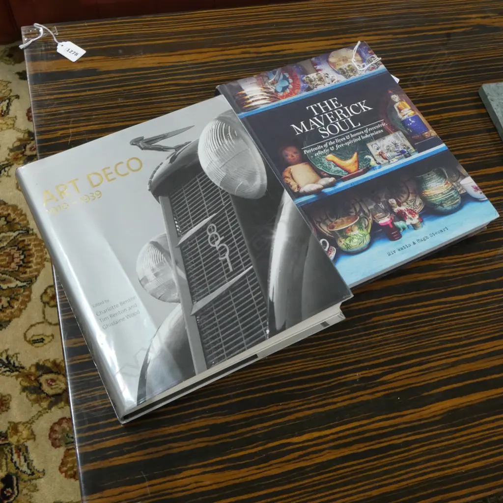 2 COFFEE TABLE BOOKS; ART DECO 1910-1939 & THE MAVERICK SOUL Image 1++