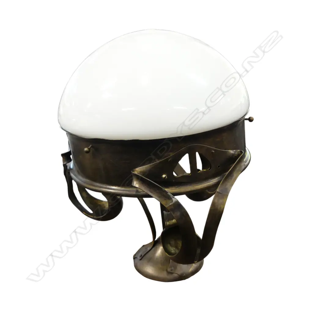 ART NOUVEAU STYLE PENDANT LIGHT H.390mm FAULT Image 1++