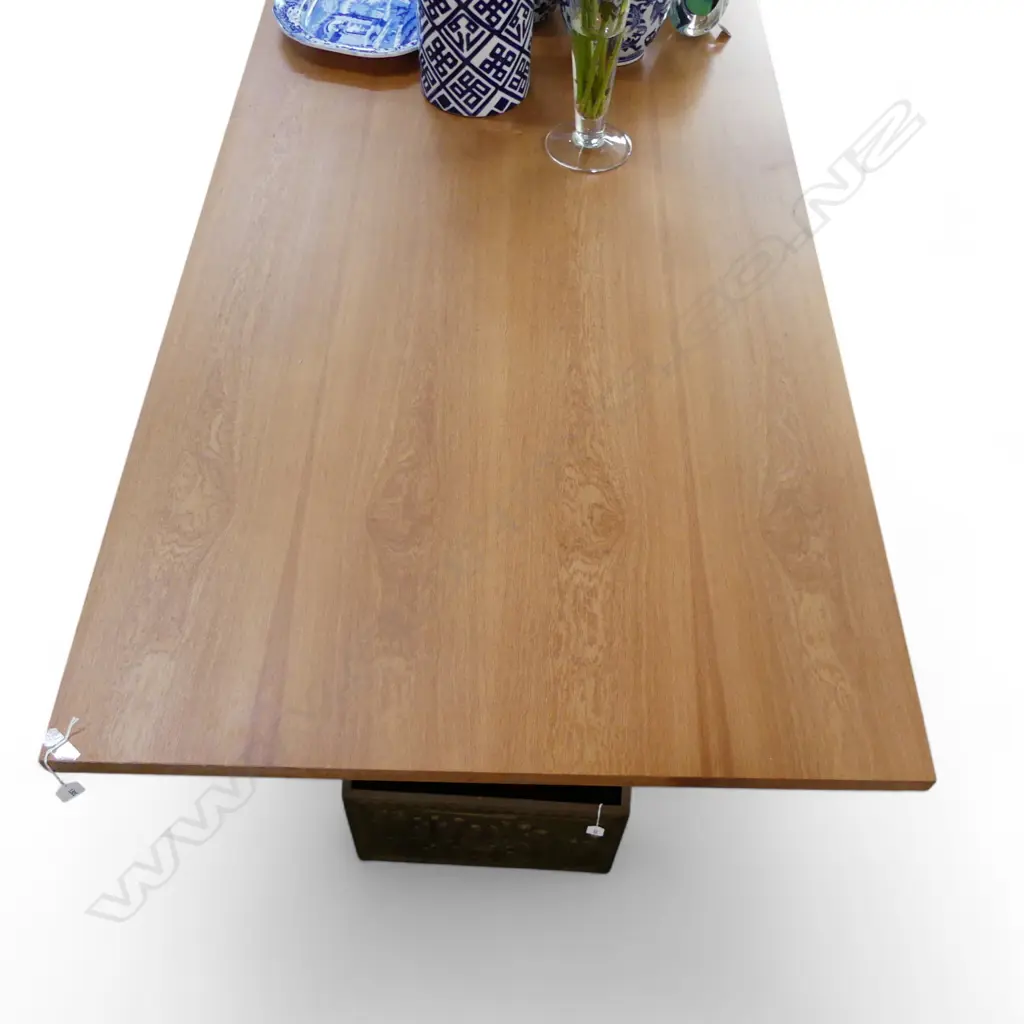 REWAREWA DINING TABLE, STRETCHER BASE 2400x900x720mm Image 1++
