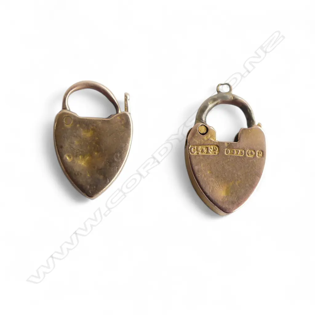 2 9CT LOCKETS, 3.6gms Image 1++