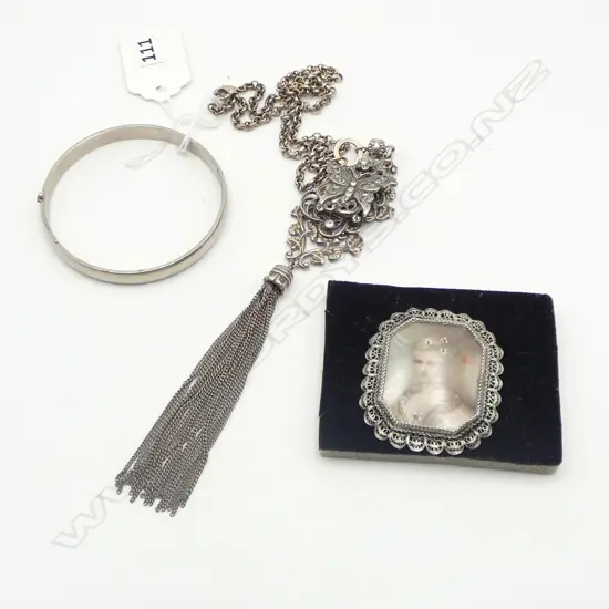 20thC MINIATURE + ASST. SILVER? JEWELLERY