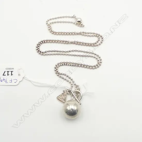  STG SILVER NECKLACE BY VON TRESKOW