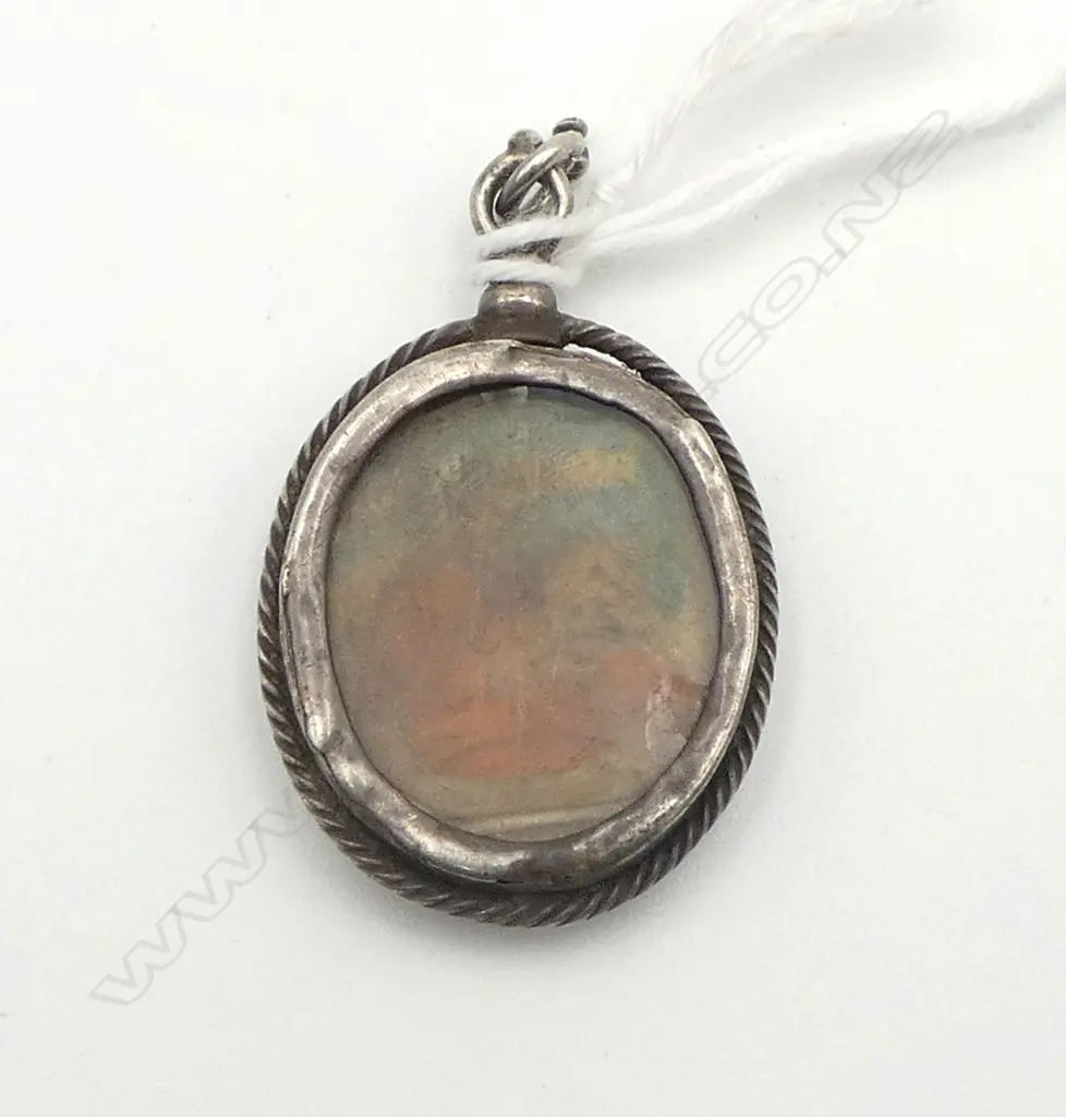 ANTIQUE ITALIAN SILVER CASED RELIQUARY of THE TRUE CROSS, 18thC? Image 1++