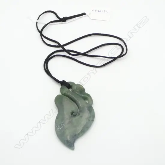 POUNAMU PENDANT NECKLACE H.90mm