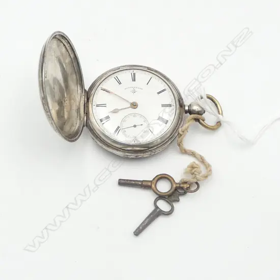 VICTORIAN SILVER POCKET WATCH 104gms (including movement)