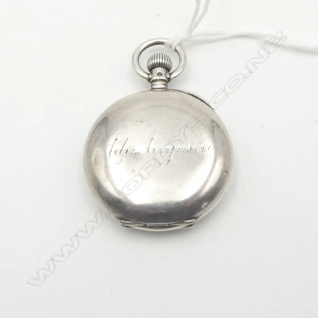 LADIES SILVER POCKET WATCH 38gms (including movement) Image 1++