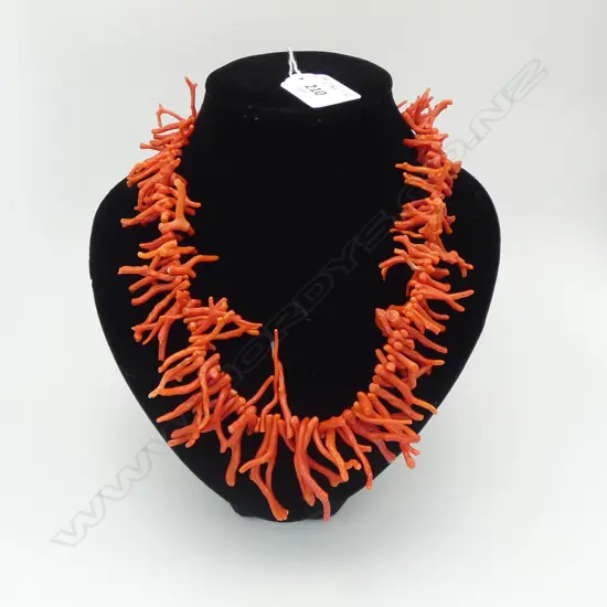 RED CORAL NECKLACE L.500mm