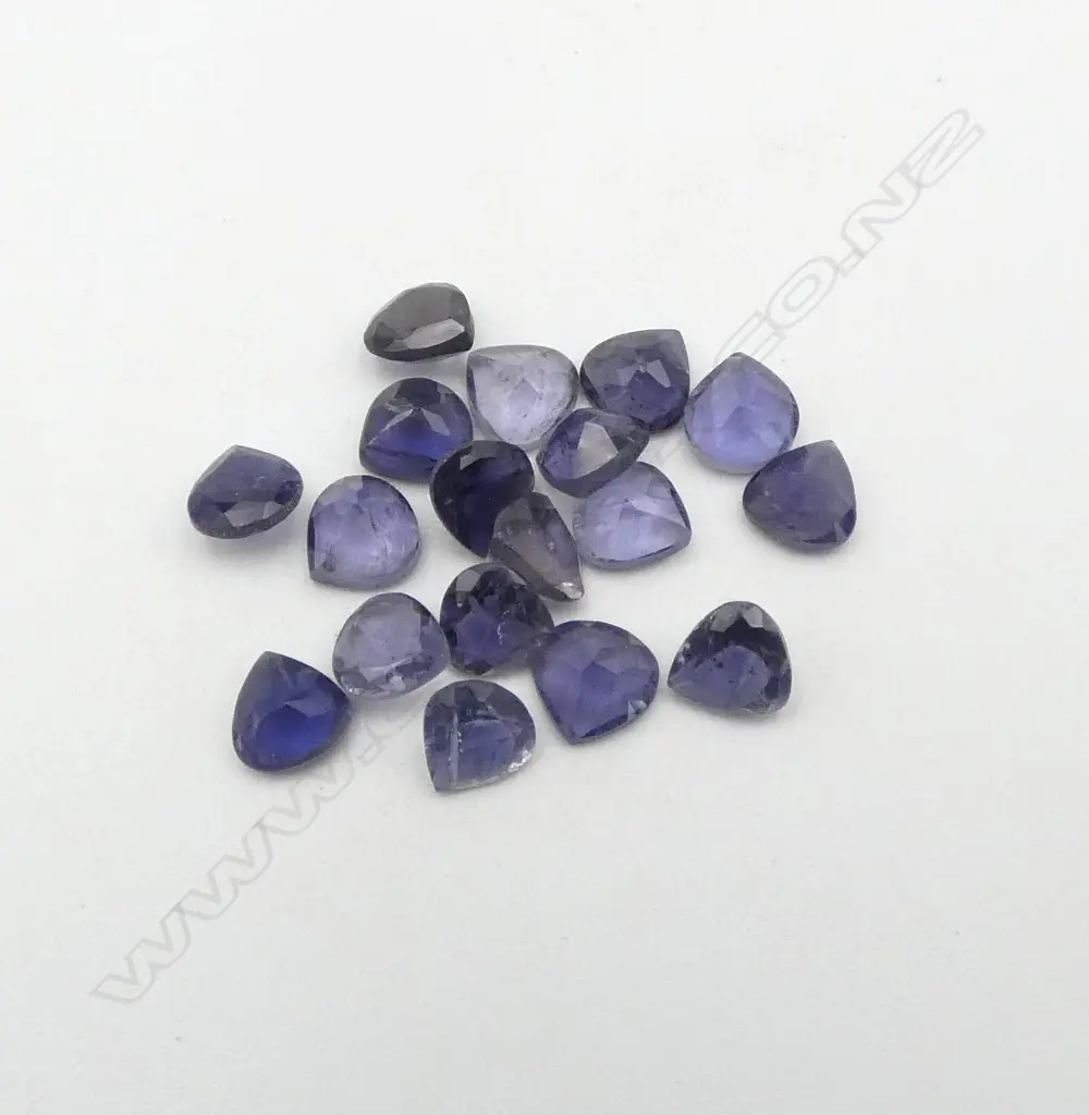 PARCEL PEAR CUT IOLITES, 11.59ct Image 1++