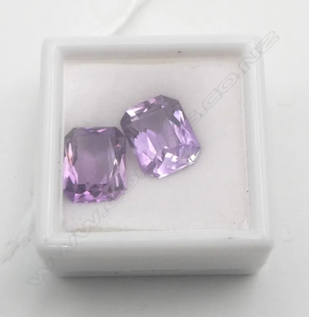 PR OCTAGON CUT AMETHYSTS, 6.01ct Image 1++