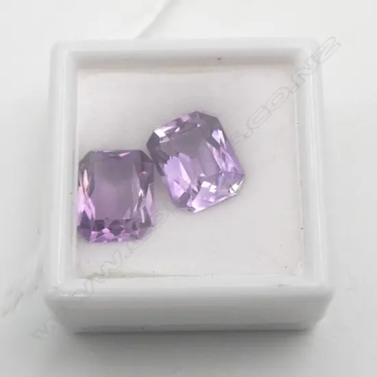 PR OCTAGON CUT AMETHYSTS, 6.01ct